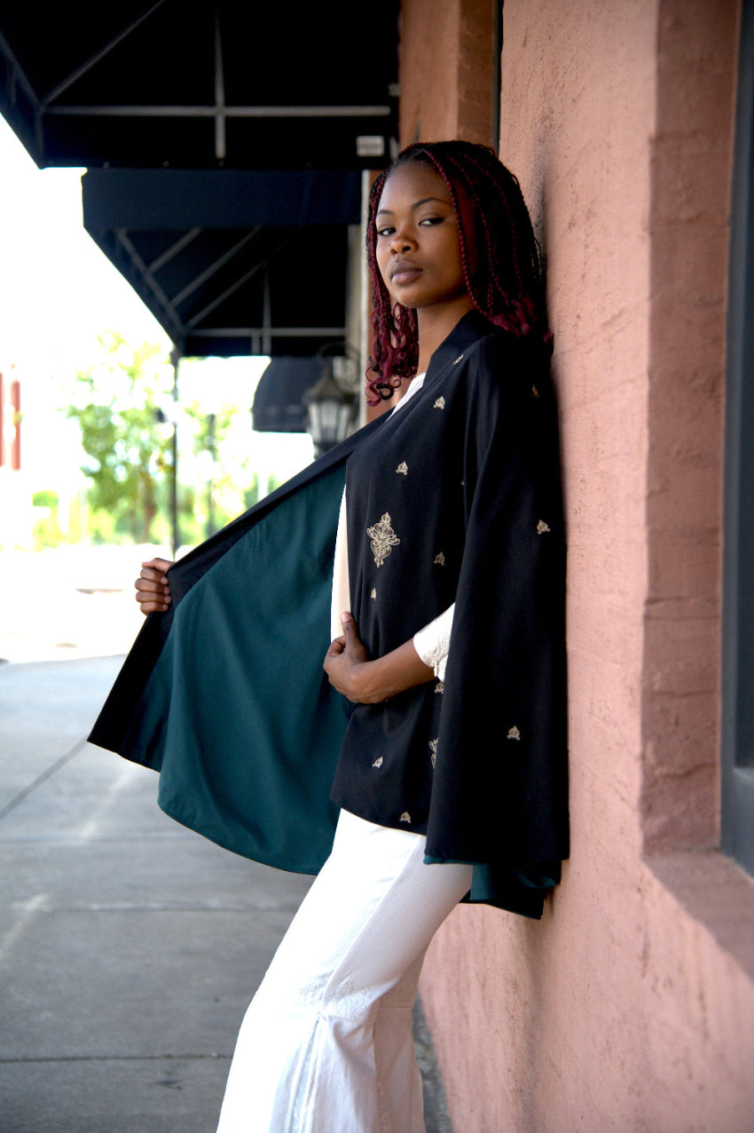 Black Silver Cape Key