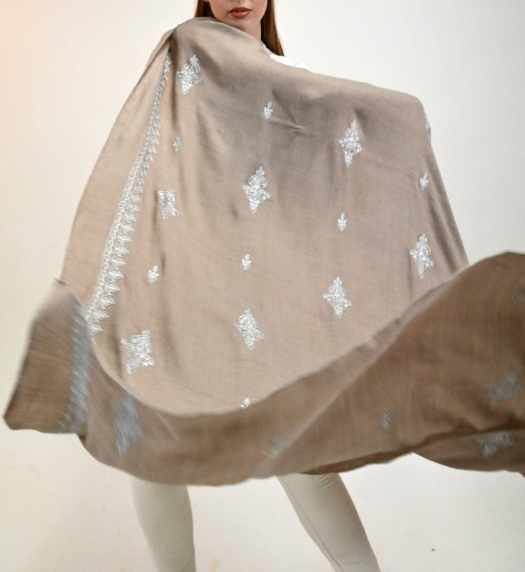 Grey & Silver Shawl