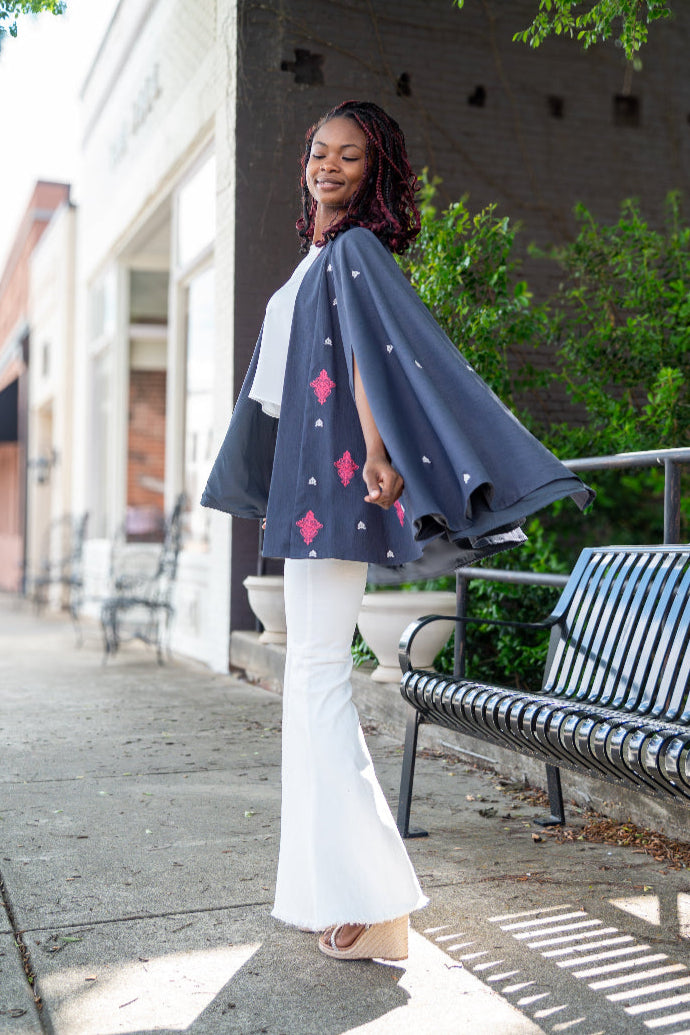 Pink and Blue Cape 5