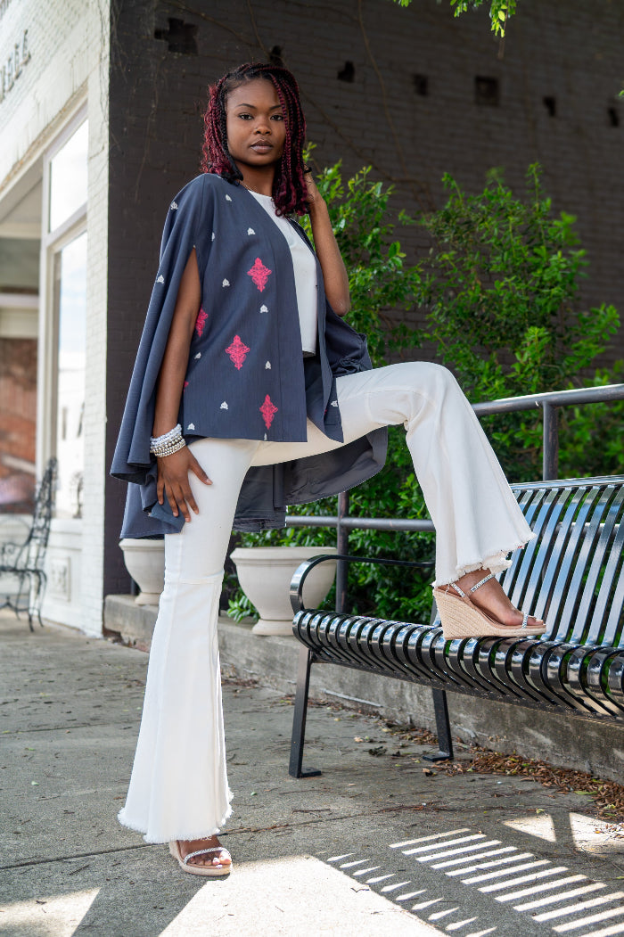 Pink and Blue Cape 6