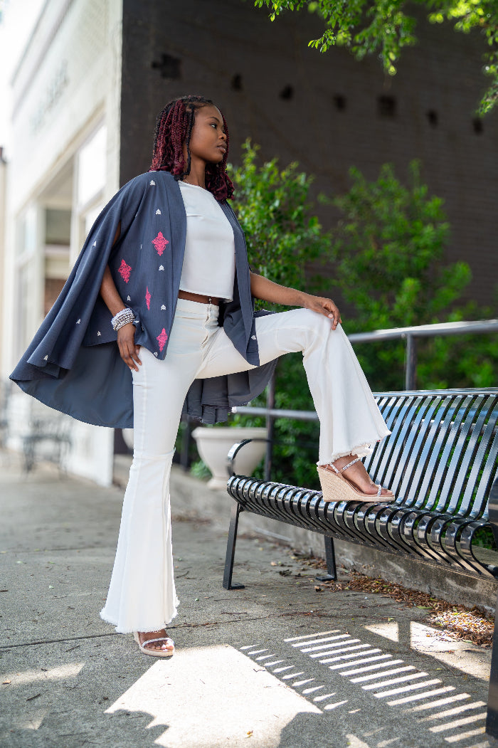 Pink and Blue Cape 7