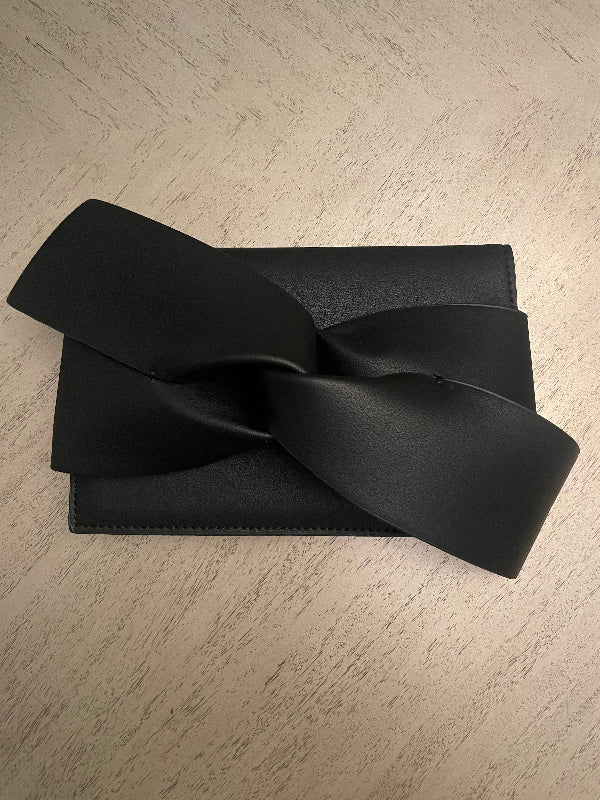 Black Bow Clutch