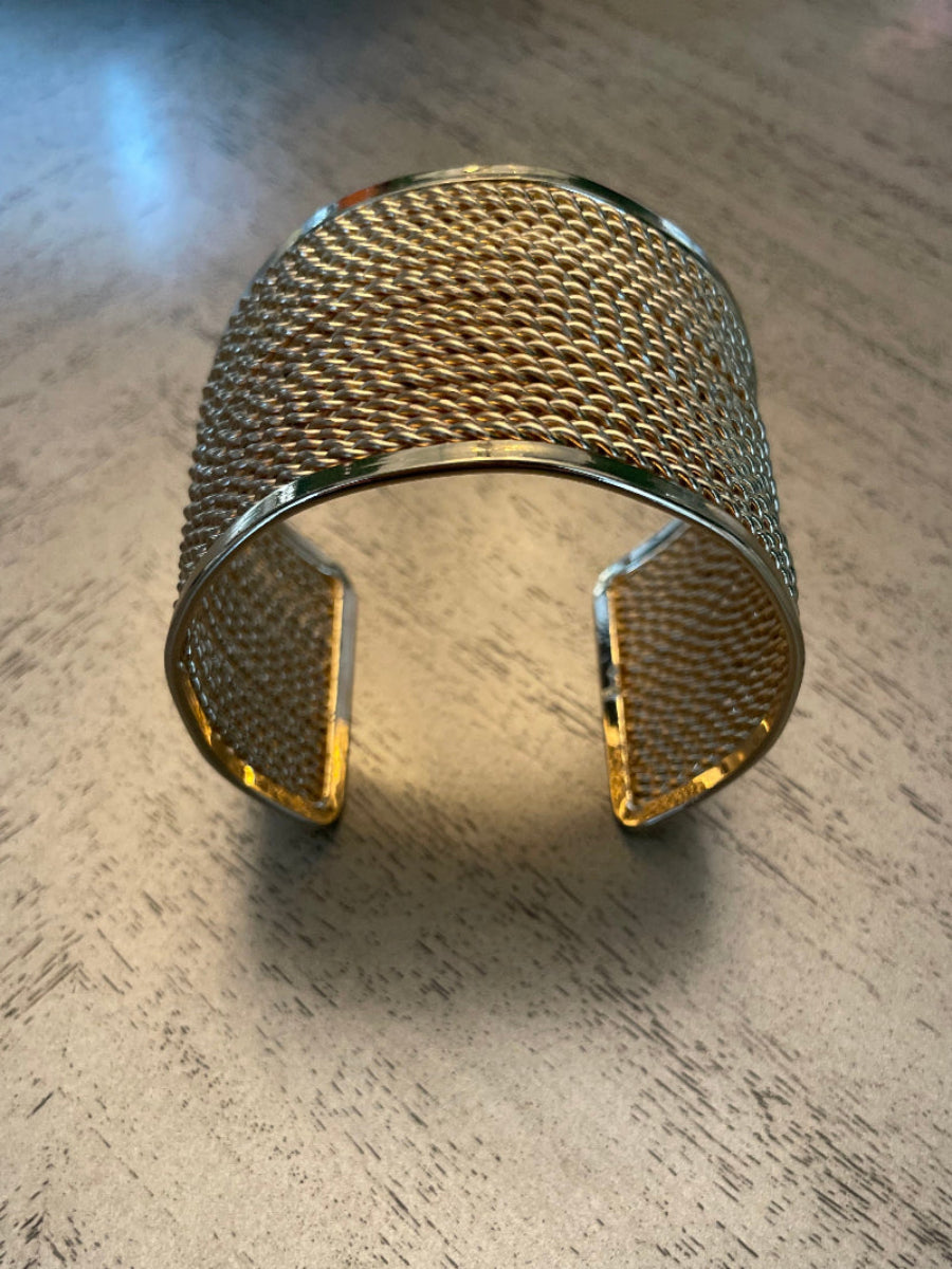 Gold Bangle Cuff Bracelet