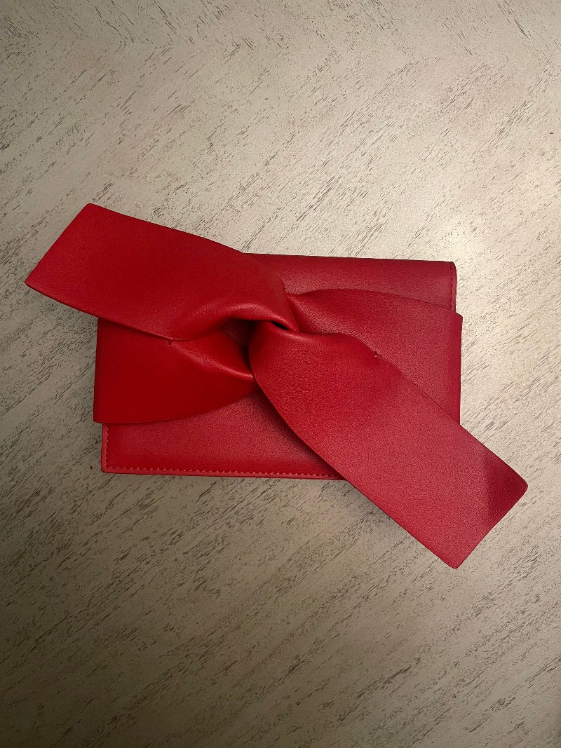 Red Bow Clutch