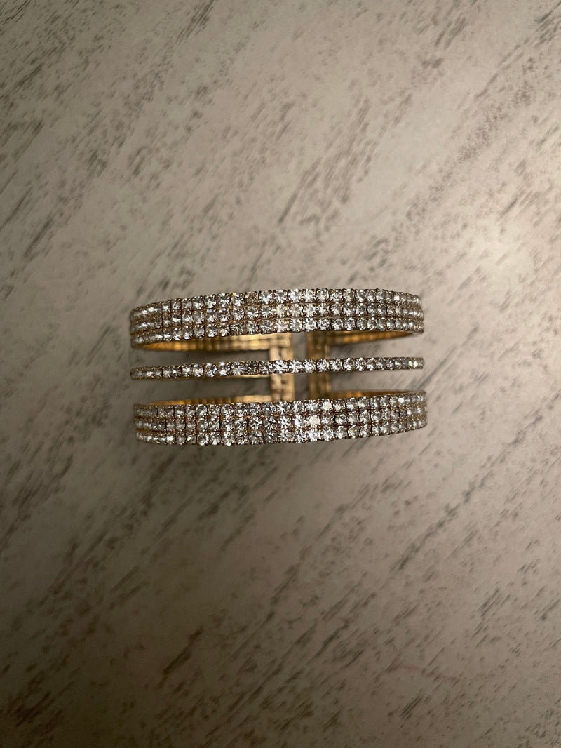 Gold Rhinestone Bracelet