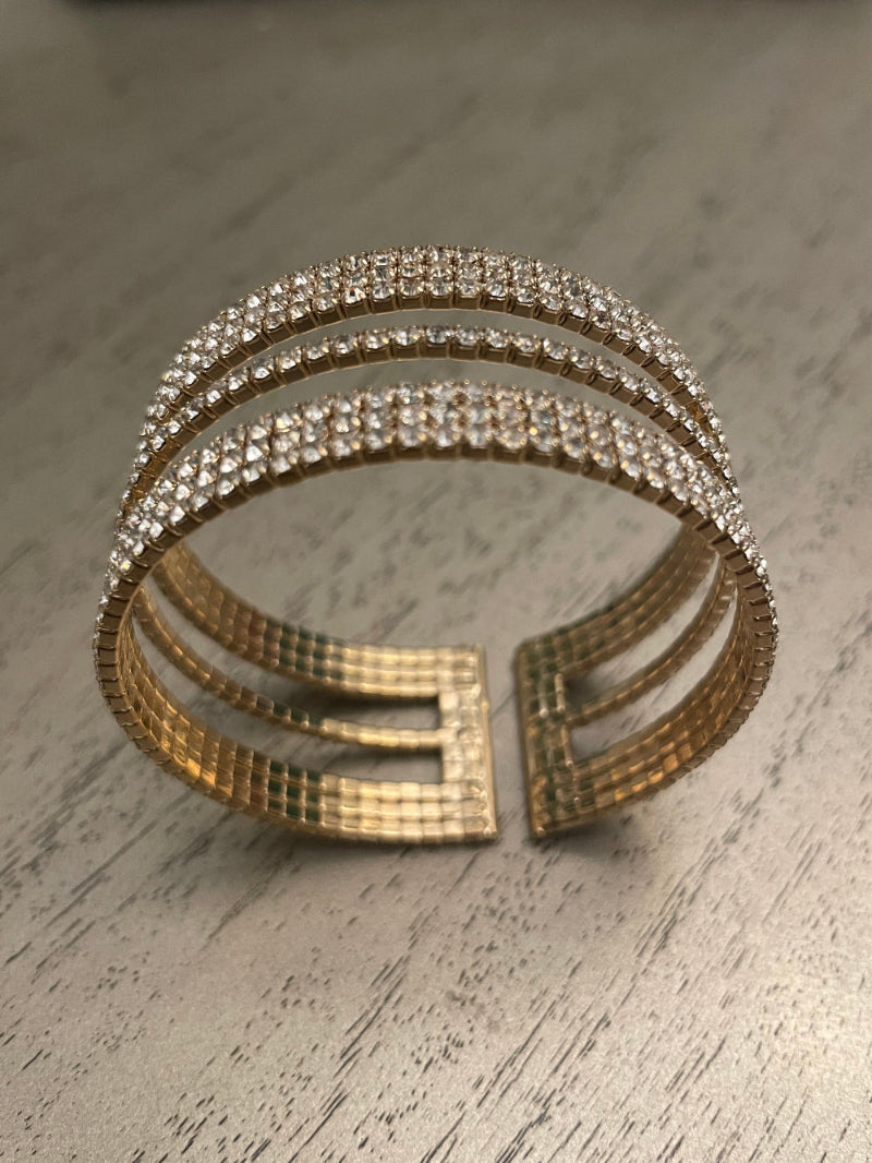 Gold Rhinestone Bracelet