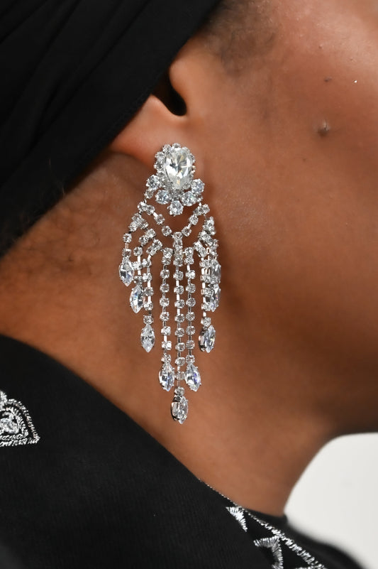 Silver Chandelier Earrings