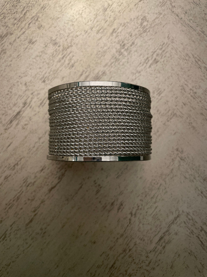 Silver Bangle Cuff Bracelet