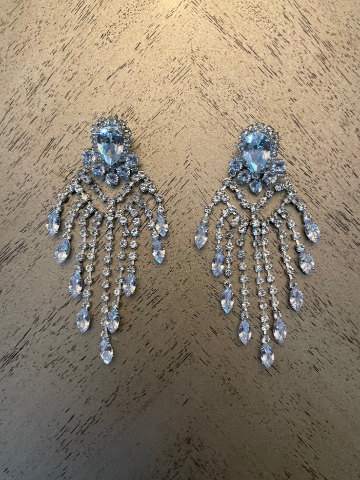 Silver Chandelier Earrings